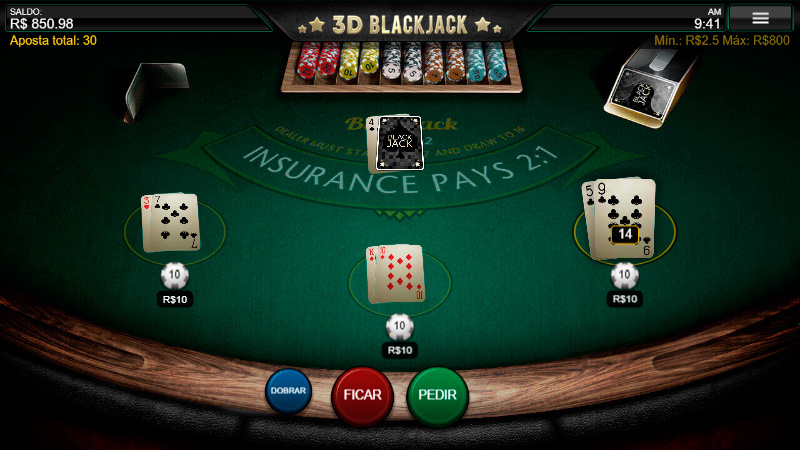 3D Blackjack